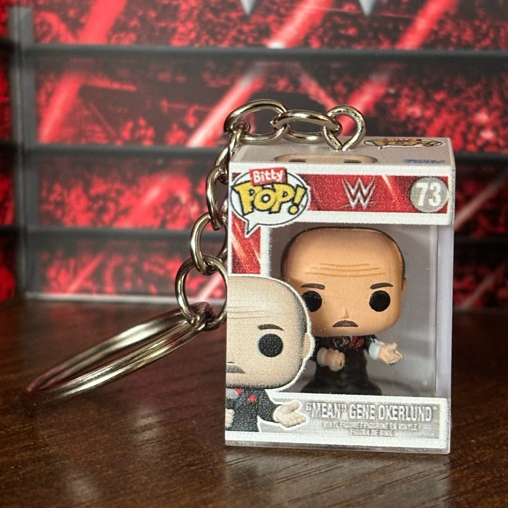 CUSTOM WWE - Mean Gene Okerlund Bitty POP Keychain